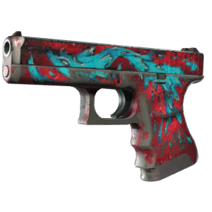 StatTrak™ Glock-18 | Water Elemental (Battle-Scarred)