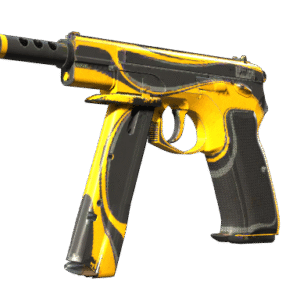 CZ75-Auto | Yellow Jacket (Well-Worn)