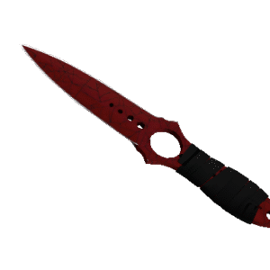 ★ Skeleton Knife | Crimson Web (Well-Worn)