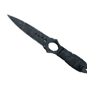 ★ Skeleton Knife | Night Stripe (Battle-Scarred)