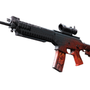 SG 553 | Darkwing (Minimal Wear)