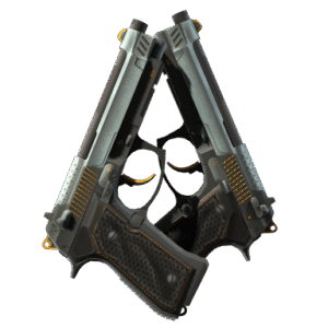 StatTrak™ Dual Berettas | Ventilators (Factory New)