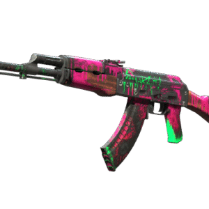 StatTrak™ AK-47 | Neon Revolution (Battle-Scarred)