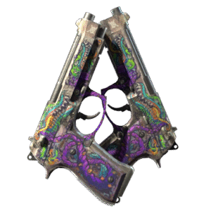 Dual Berettas | Flora Carnivora (Battle-Scarred)