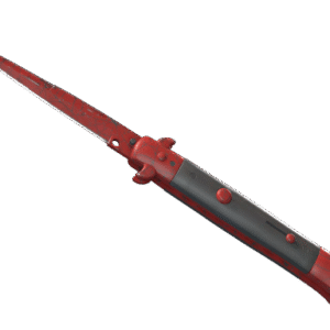 ★ Stiletto Knife | Crimson Web (Field-Tested)
