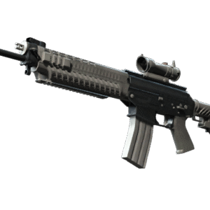 SG 553 | Damascus Steel (Battle-Scarred)